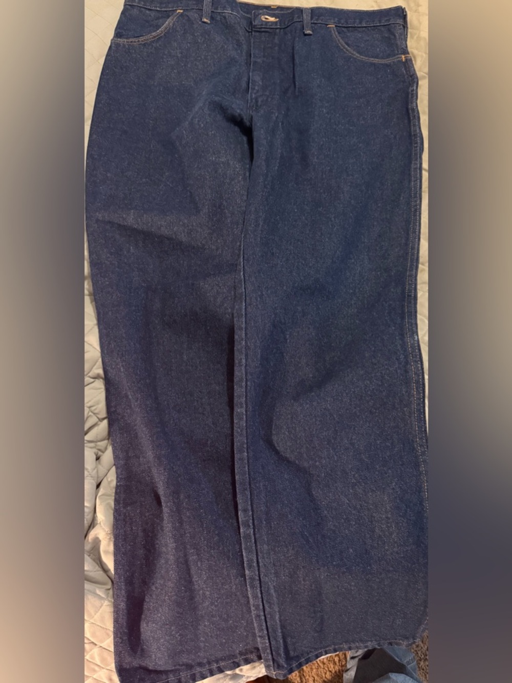 Vintage Rustler Dark Wash Straight Leg Jeans 40x32